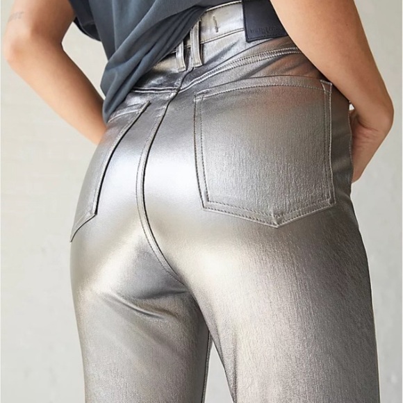 Free People Metallic Skinny Jean - Picture 3 of 5